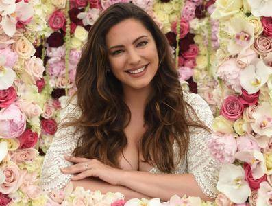 Kelly Brook at the Chelsea Flower Show in London on May 22, 2017