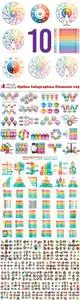 Vectors - Option Infographics Elements 125