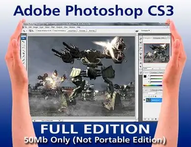 Adobe Photoshop CS3 - Not Portable - No Crack Needed - TODAY UPDATED 