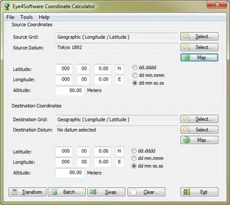 Eye4Software Coordinate Calculator 3.2.12.928