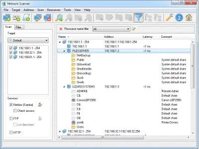 LizardSystems Network Scanner 4.3.1 Build 211 Multilingual