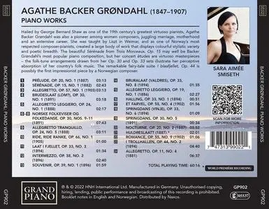 Sara Aimée Smiseth - Backer Grøndahl: Piano Works (2022)