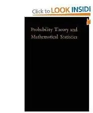 Probability Theory and Mathematical Statistics 