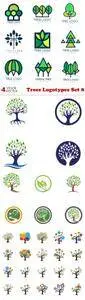 Vectors - Trees Logotypes Set 8