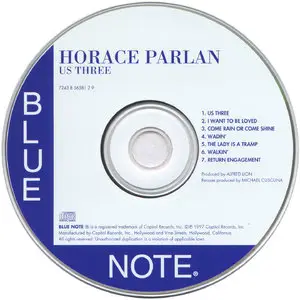 Horace Parlan - Us Three (1960) [Remastered 1997]