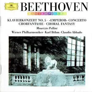 Beethoven - "Emperor" Concerto; Choral Fantasy (Maurizio Pollini) (1995)