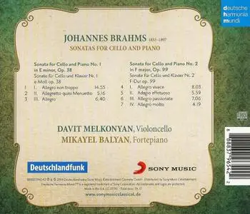 Davit Melkonyan, Mikayel Balyan - Brahms: Cello Sonatas (2014)