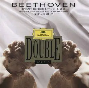 Beethoven - Symphonies Nos. 1, 2, 4 & 5 (1993) {Karl Böhm, VPO} {2CD Deutsche Grammophon 439 681-2 rec 1972}