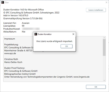 Duden Korrektor 14 für Microsoft Office v14.0.676