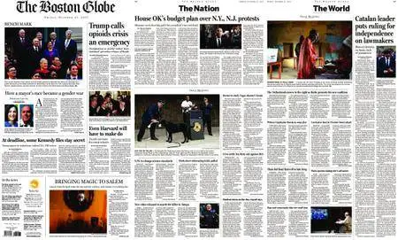 The Boston Globe – October 27, 2017