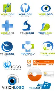Templates of logos and icons