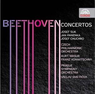 Josef Suk, Jan Panenka, Josef Chuchro - Beethoven: Concertos (2012)
