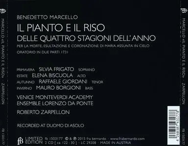 Roberto Zarpellon, Ensemble Lorenzo Da Ponte - Benedetto Marcello: Il pianto e il riso delle quattro stagioni (2015)