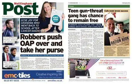 Nottingham Post – August 24, 2018