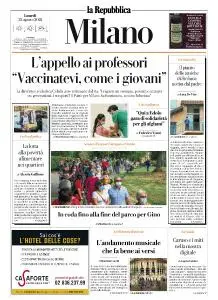 la Repubblica Milano - 23 Agosto 2021