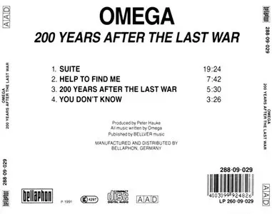 Omega - 200 Years After The Last War (1974) {1991 Bacillus/Bellaphon} **[RE-UP]**