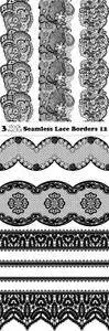 Vectors - Seamless Lace Borders 12