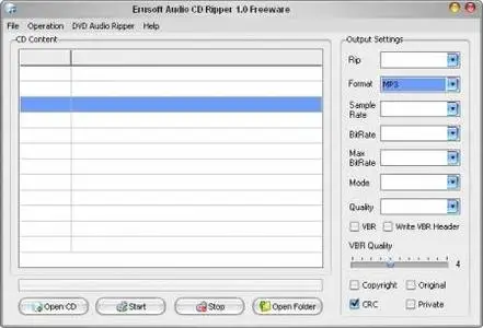 Erusoft Audio CD Ripper v1.0