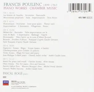 Pascal Roge - Francis Poulenc: Piano Music, Chamber Music (2008)