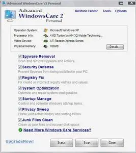Portable Advanced WindowsCare 2.8.0.854 (Thinstalled)