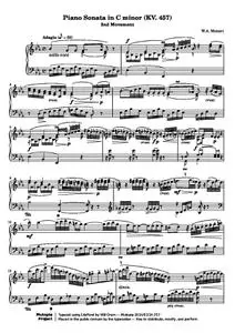 MozartWA - Piano Sonata in C Minor - KV. 457 (2nd Movement)