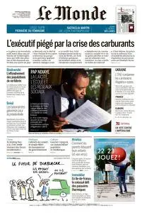 Le Monde du Vendredi 14 Octobre 2022