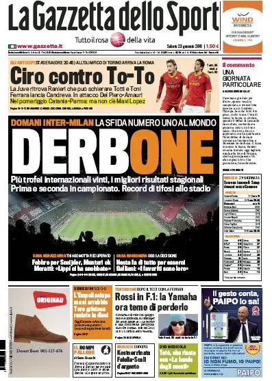 La Gazzetta dello Sport (23-01-10)