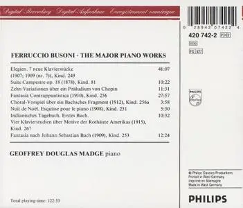 Geoffrey Douglas Madge - Busoni: Piano Works, Vol. 2 (2008)