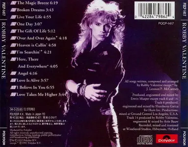 Robby Valentine - Robby Valentine (1992) [Japanese Ed.]