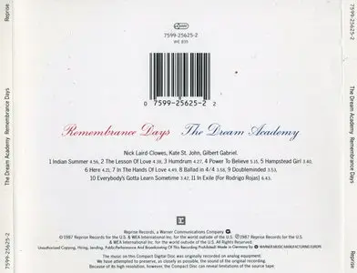 The Dream Academy - Remembrance Days (1987)