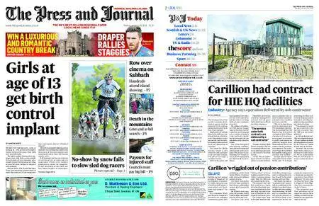 The Press and Journal Highlands and Islands – January 29, 2018