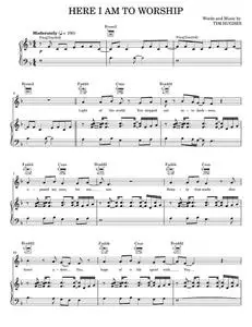 Here I Am To Worship - Phillips, Craig & Dean, Tim Hughes (Piano-Vocal-Guitar)