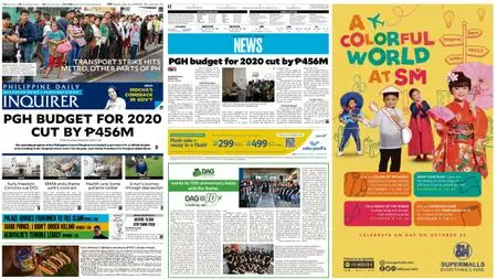 Philippine Daily Inquirer – October 01, 2019