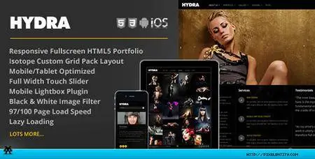 ThemeForest - Hydra - Fullscreen Portfolio Grid HTML5 Template (Update: 3 March 13) - 4158593