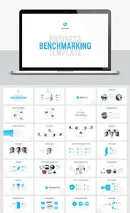 CreativeMarket - BENCHMARKING PowerPoint Template