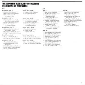 Thad Jones - The Complete Blue Note/UA/Roulette Recordings (1997) {3CD Set, Mosaic MD3-172 rec 1956-1960}