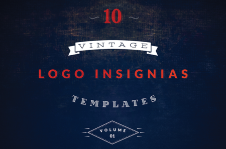 CreativeMarket - Vintage Logo Templates vol 1