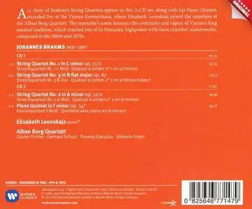 Johannes Brahms - Alban Berg Quartett - String Quartets & Piano Quintet (2016) {2CD Warner Classics}