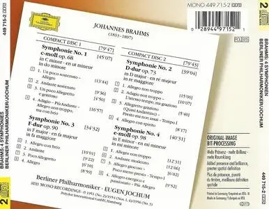 Eugen Jochum, Berliner Philharmoniker - Johannes Brahms: 4 Symphonien (1996)