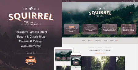 ThemeForest - Squirrel v1.0 - A Responsive WordPress Blog Theme