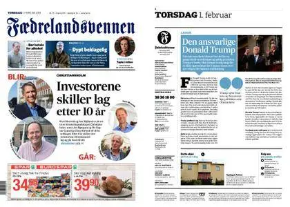 Fædrelandsvennen – 01. februar 2018
