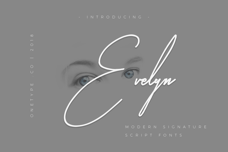 CreativeMarket - Evelyn Signature Script 2507280