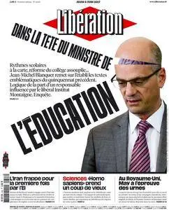 Libération du Jeudi 8 Juni 2017