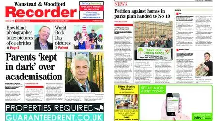 Wanstead & Woodford Recorder – March 14, 2019