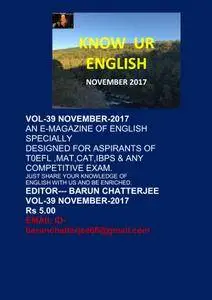 Know Ur English - November 2017