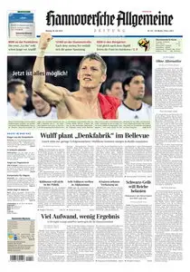 Hannoversche Allgemeine Zeitung - 28.06.2010