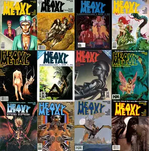 Heavy Metal #1 (Vol.04 No.10 Jan) - #12 (Vol.05 No.09 Dec) 1981