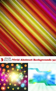 Vectors - Vivid Abstract Backgrounds 34