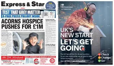 Express and Star Sandwell Edition – July 20, 2020