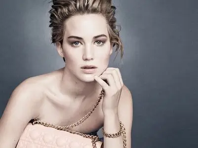 Jennifer Lawrence by Patrick Demarchelier for Miss Dior Spring/Summer 2014